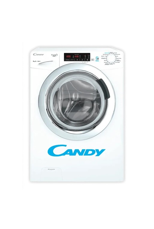 LAVARROPAS FRONTAL CANDY 8KG 1200RPM GVS128TC3-12 BLANCO (ARG) LAVARROPAS FRONTAL CANDY 8KG 1200RPM GVS128TC3-12 BLANCO (ARG)